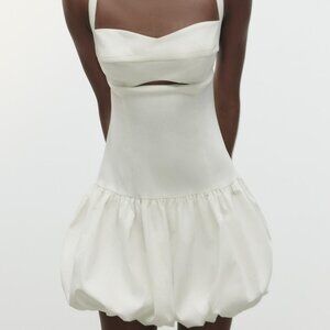 ZARA NWT BALLOON MINI DRESS - XS